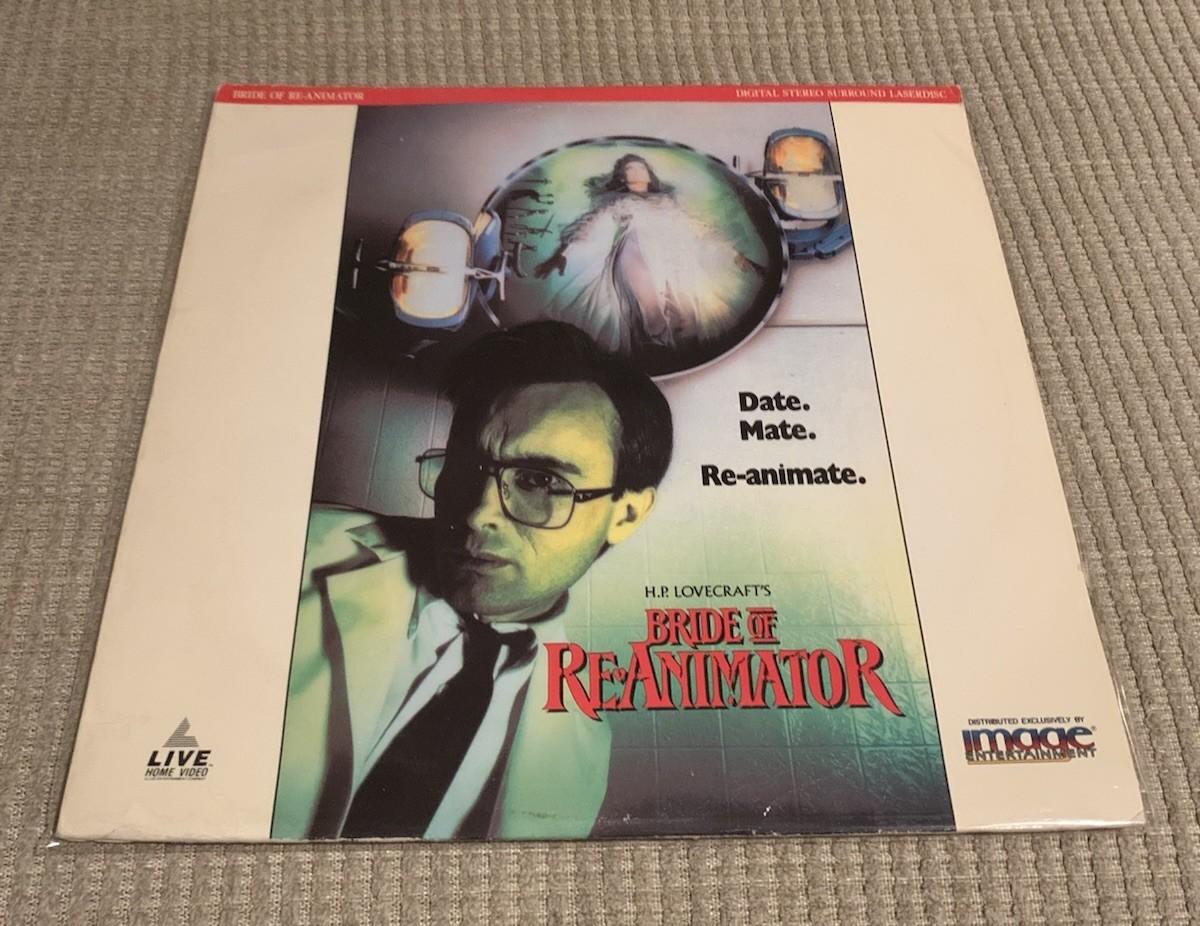Bride of Re-Animator (Laserdisc) HP Lovecraft JEFFRY COMBS Digital Sound RARE!