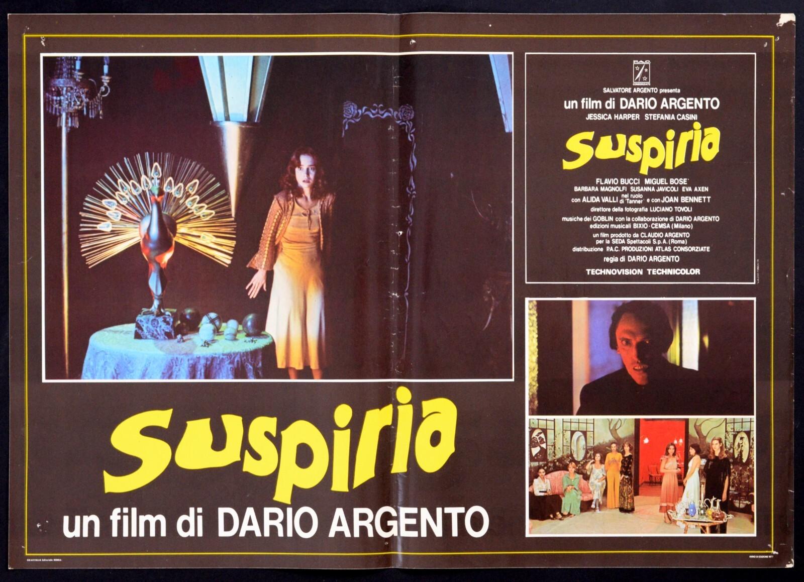 SUSPIRIA Dario Argento RARA FOTOBUSTA ORIGINALE 1A ED 1977 POSTER AFFICHE HORROR