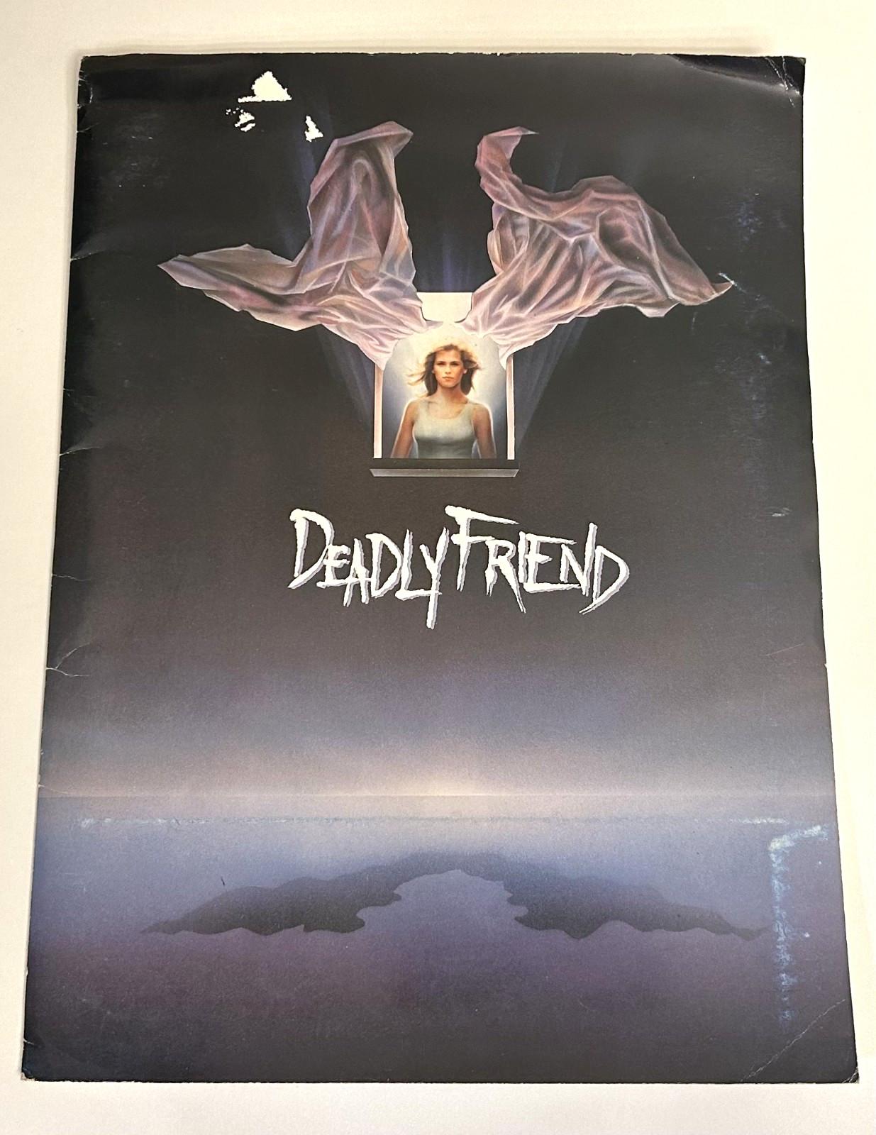 "Deadly Friend" Movie Original Press Kit with Production Notes