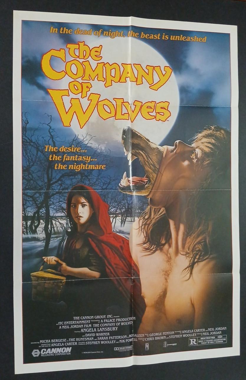 Vintage 1984 "The Company of Wolves" Original One Sheet Movie Poster "27x41"