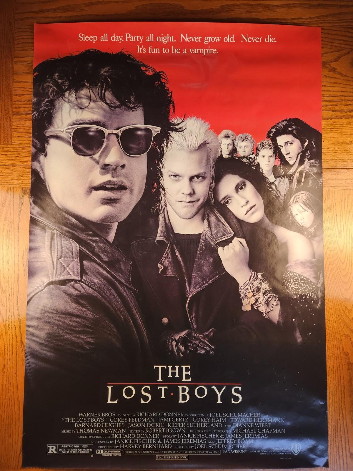 THE LOST BOYS (1987) ORIGINAL MOVIE POSTER - ROLLED - JOHN ALVIN ARTWORK