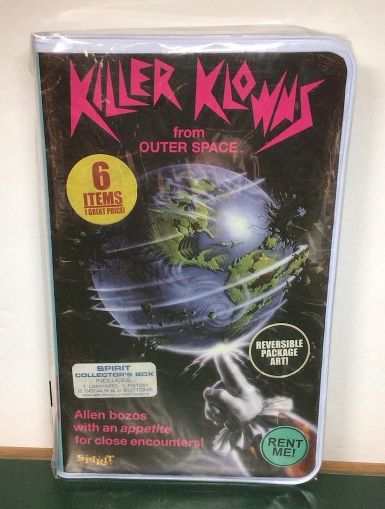 Sealed Spirit Halloween Killer Klowns From Outer Space Collectible VHS Gift Box
