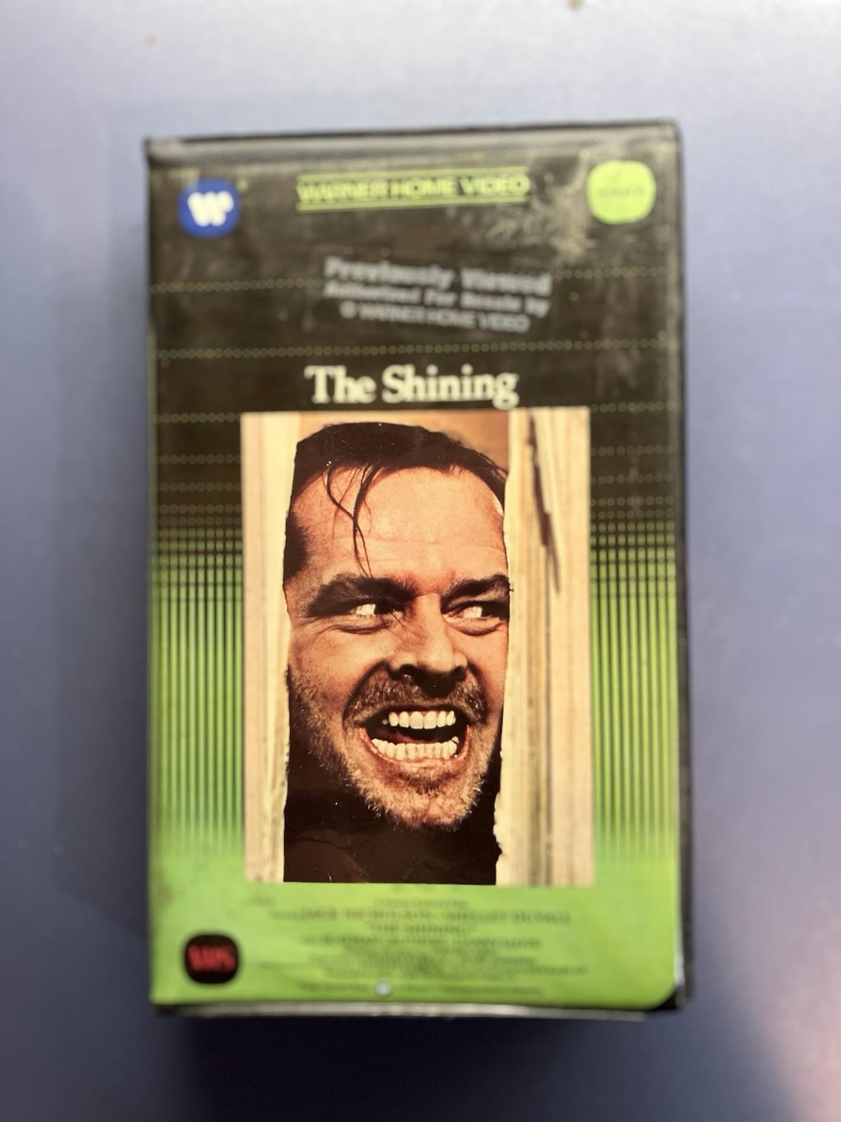 The Shining - VHS 1980 Horror Warner Home Video Original Clamshell Case