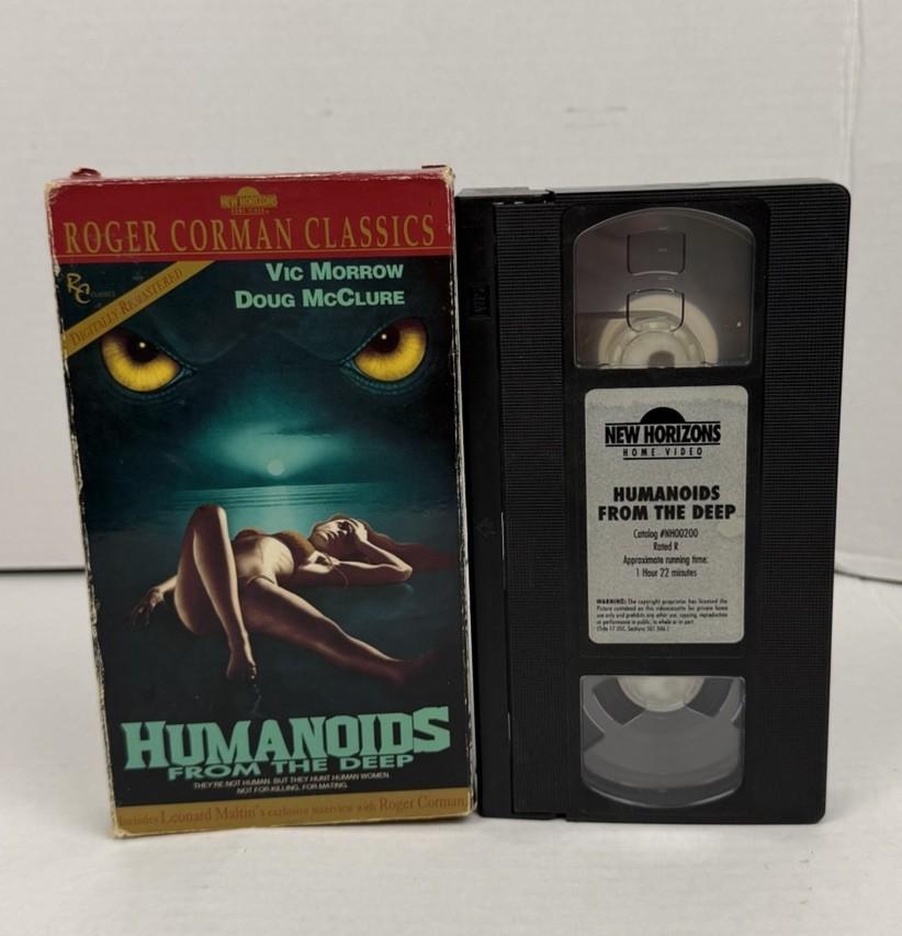 Humanoids from the Deep (VHS, 1980) Rare Horror Sci-Fi Excellent Condition 1996