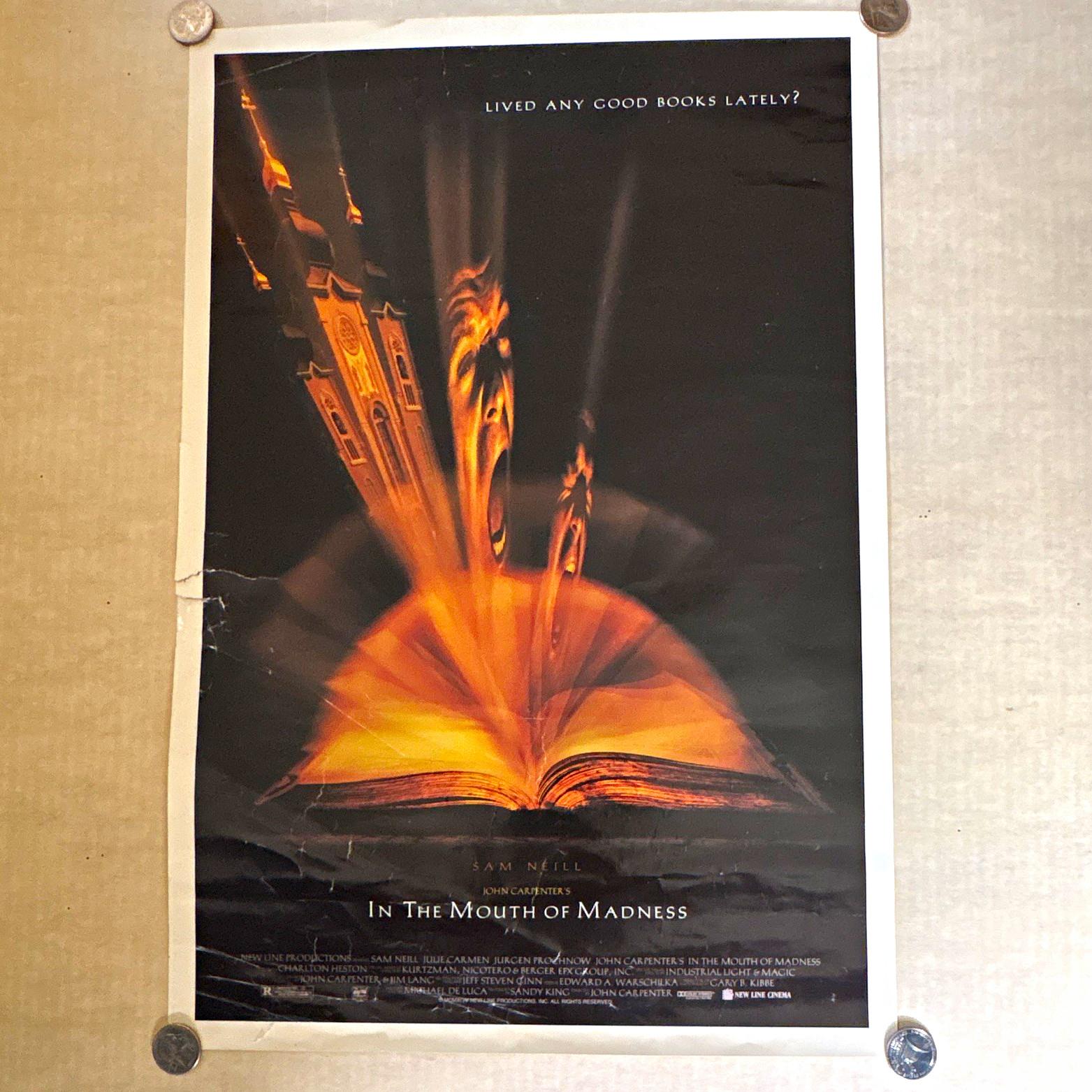 John Carpenter's In the Mouth of Madness Original US One Sheet Poster (1994)