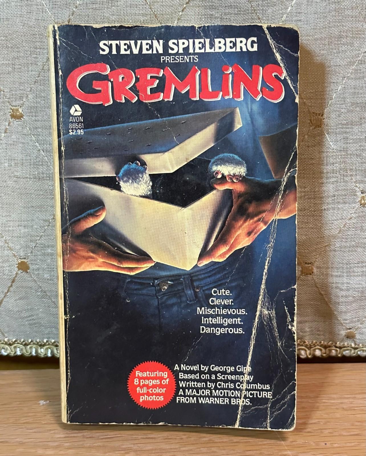 Vintage Gremlins Paperback Original 1st Printing by Avon Books Steven Spielberg