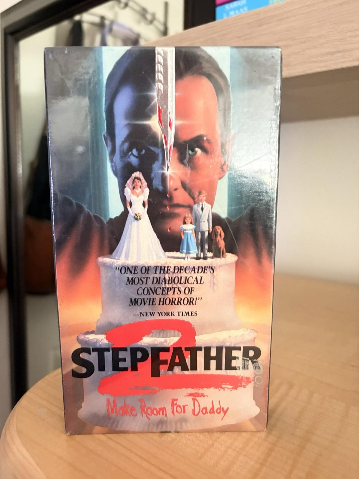 (SEALED) Stepfather 2 VHS 1989 Terry O'Quinn, Meg Foster, Caroline Williams