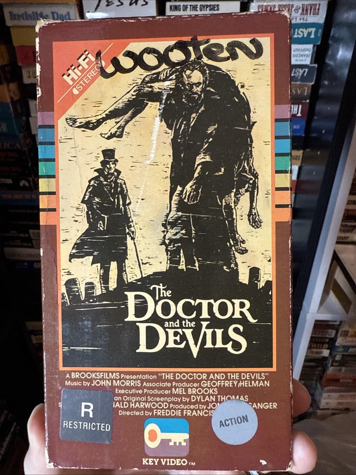 The Doctor And The Devils 1985 VHS Rare Original Release Key Video