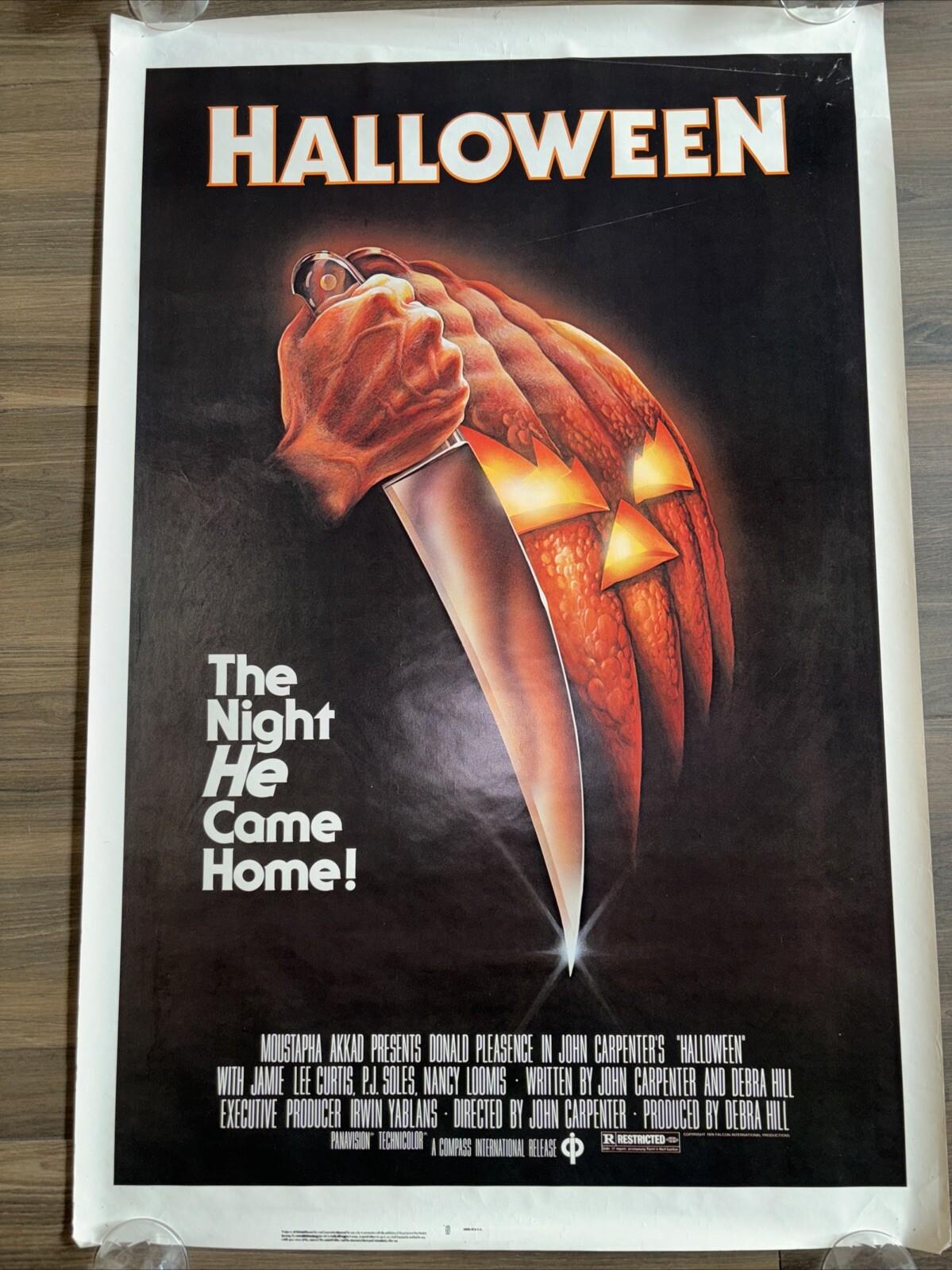 Halloween 1978 Original One Sheet Movie Poster Rolled 27x41 Horror