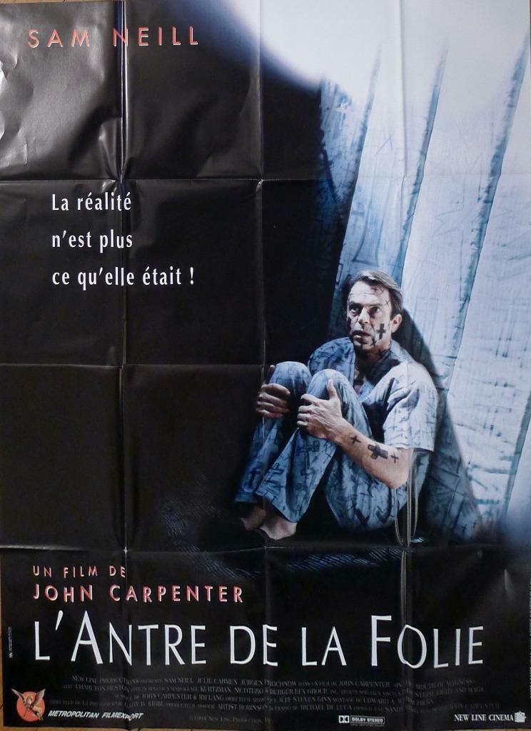 IN THE MOUTH OF MADNESS - CARPENTER - ORIGINAL LARGE FRENCH MOVIE POSTER