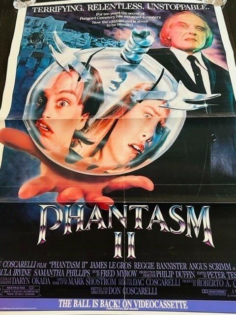 Movie Theater Cinema Poster vtg Lobby Card 1988 Phantasm II 2 Ball Back Horror 