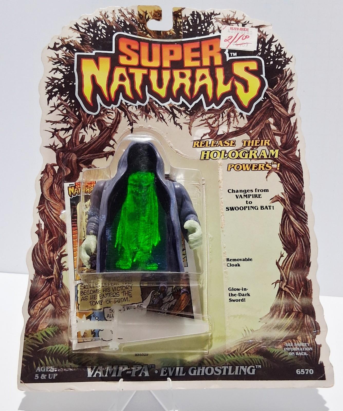 VINTAGE 1986 TONKA SUPER NATURALS VAMP-PA EVIL GHOSTLING ACTION FIGURE MOC