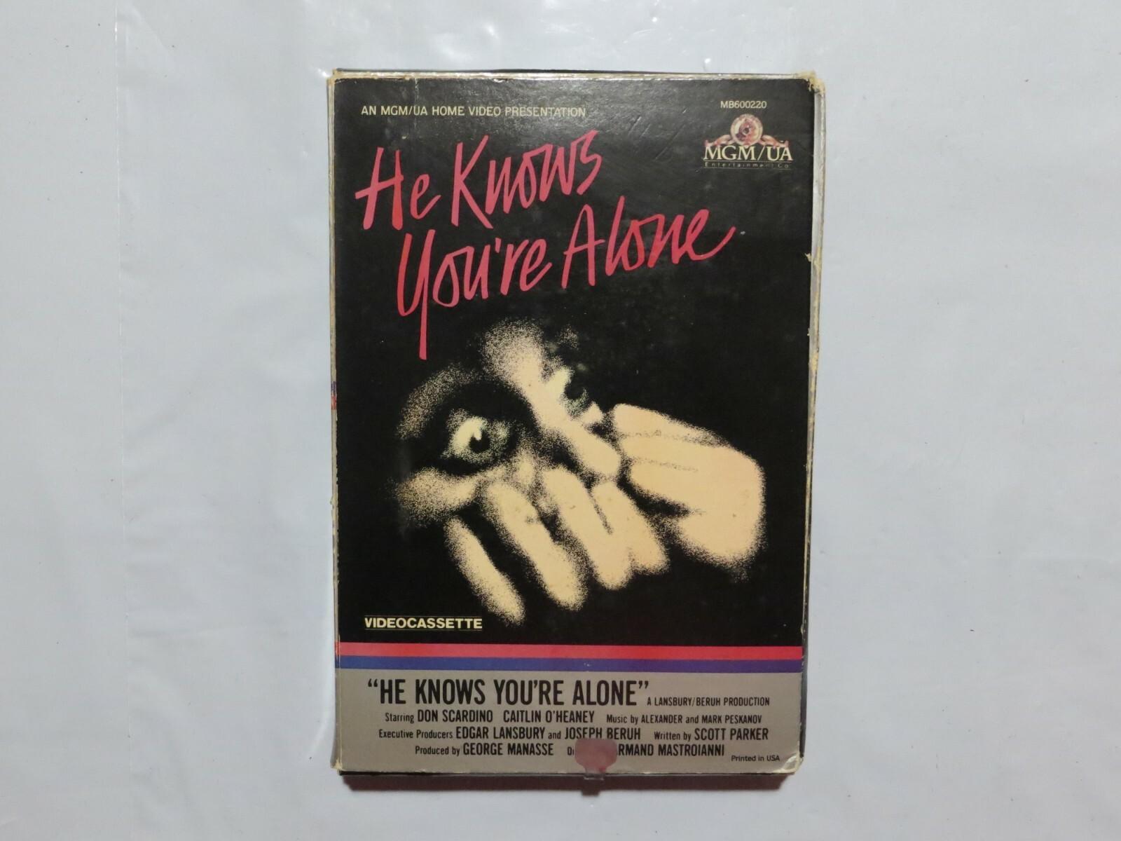 Betamax Movie He Knows You're Alone Scardino O'Heaney CULT VERY RARE OB