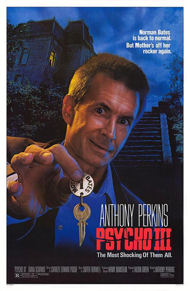 Psycho III (1986) Movie Poster, Original, SS, Unused, NM, Rolled