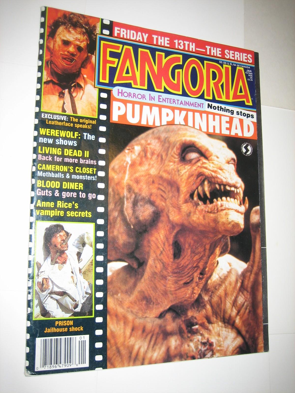 Fangoria #70 Jan 1988 Pumpkinhead C Friday 13th Series Gunnar Leatherface Hansen