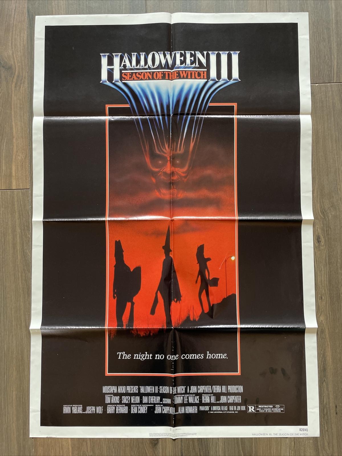 Halloween 3 original one sheet movie poster Season Of The Witch