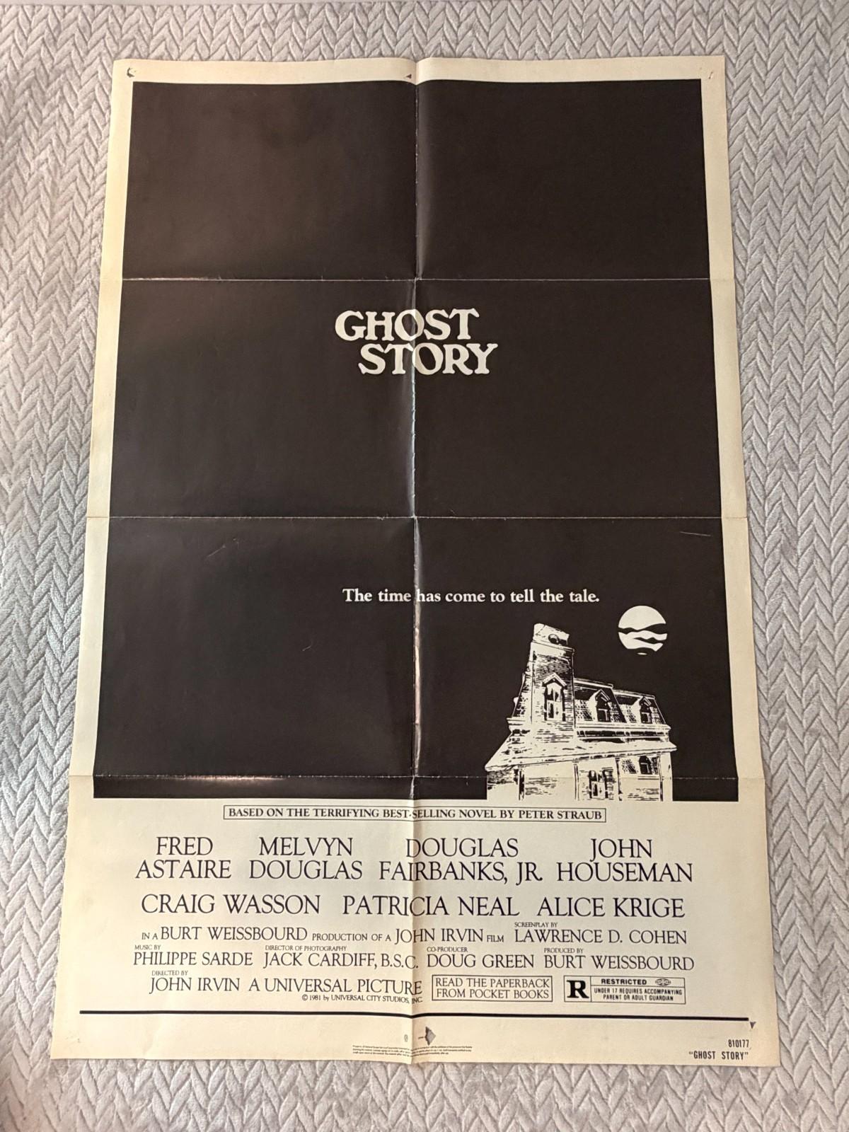 Ghost Story 1981 Original US One Sheet Movie Poster Damaged