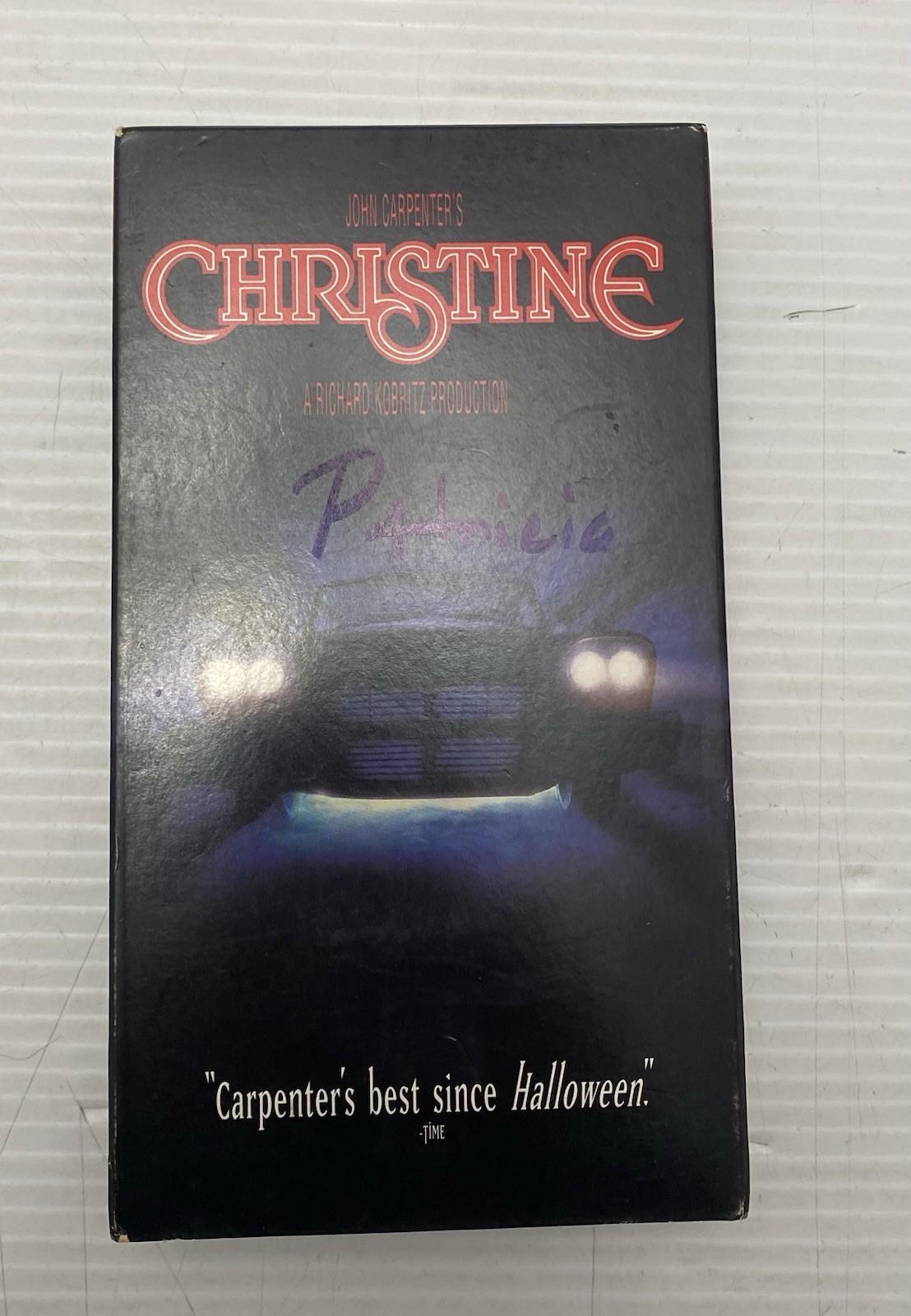 John Carpenter’s Christine -VHS 1983-Stephen King Original 1st Release Horror