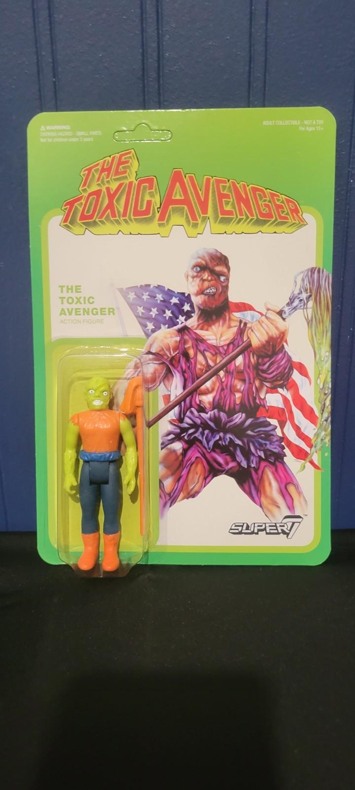 Super7 Reaction Toxic Avenger First Release. Super Rare Un Punched NIB! Troma 