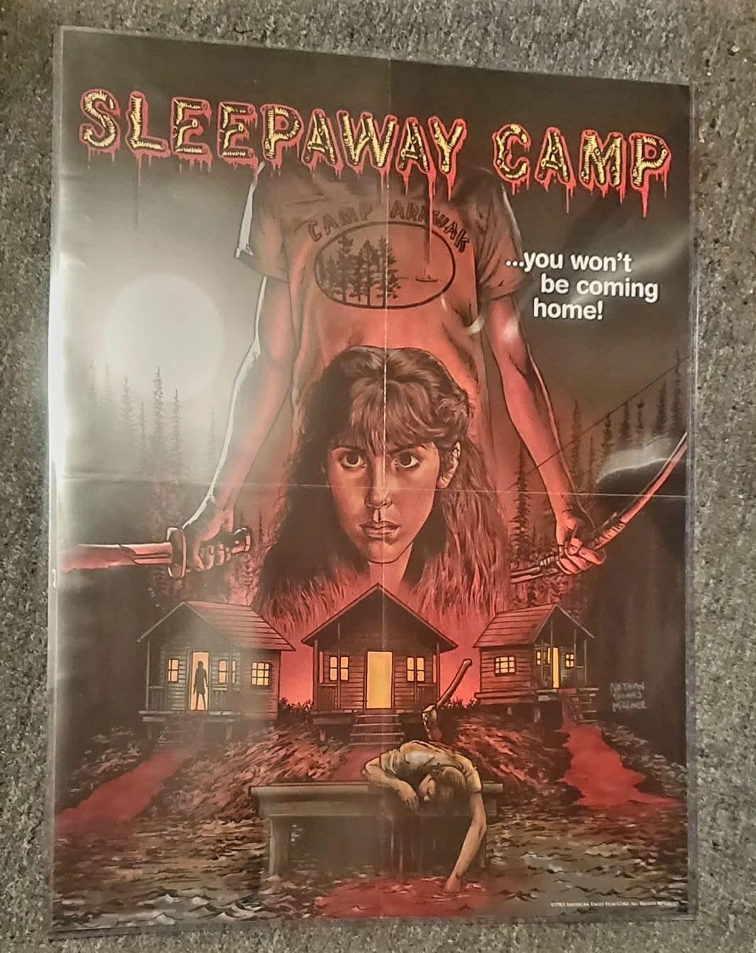 SLEEPAWAY CAMP poster from Scream Factory 18x24 RARE NEW Great condition
