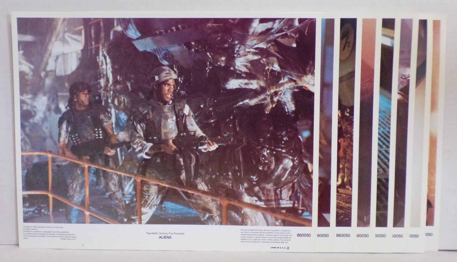 Aliens Sigourney Weaver 1986 Original Lobby Cards 11x14" Set of 8 031826WT-8