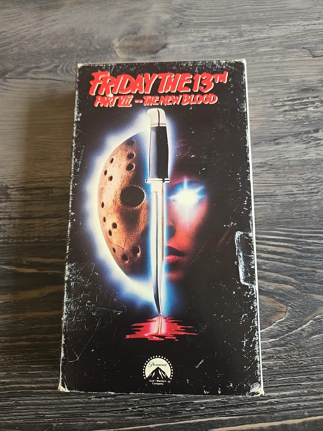 FRIDAY THE 13th Part VII  ( 7 ) - THE NEW BLOOD (1988 VHS) Original Release 