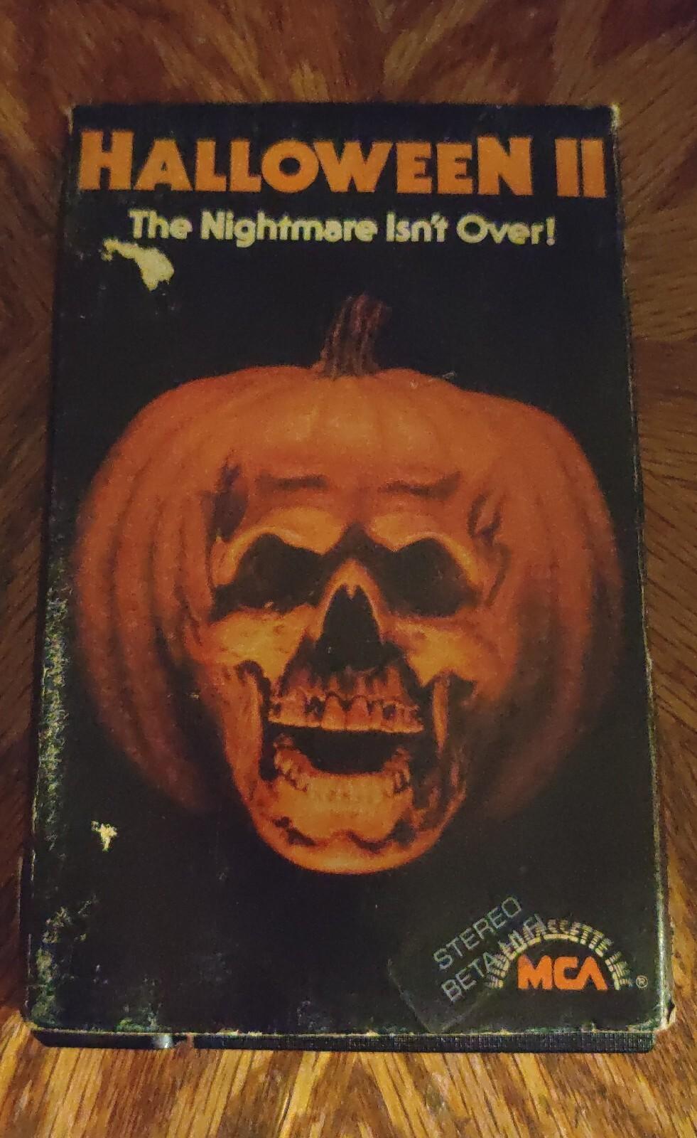 Halloween II 2 Beta Tape EX Rental 1982 MCA Rainbow Stereo First Edition Rare 