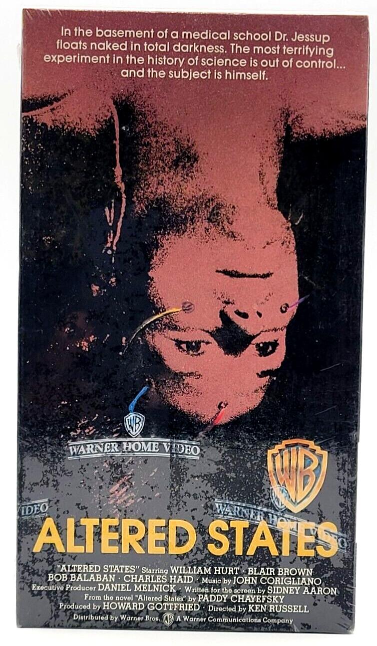 ALTERED STATES FACTORY SEALED VHS MOVIE WARNER BROS. - RARE OOP!