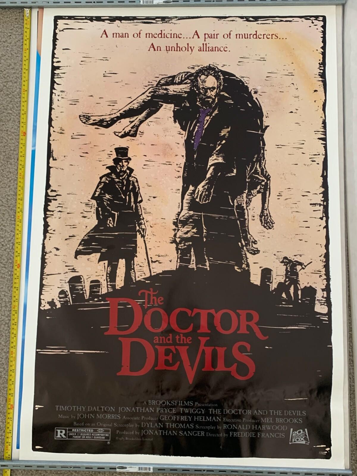 Doctor And The Devils Original one sheet movie poster thriller 27”x41”