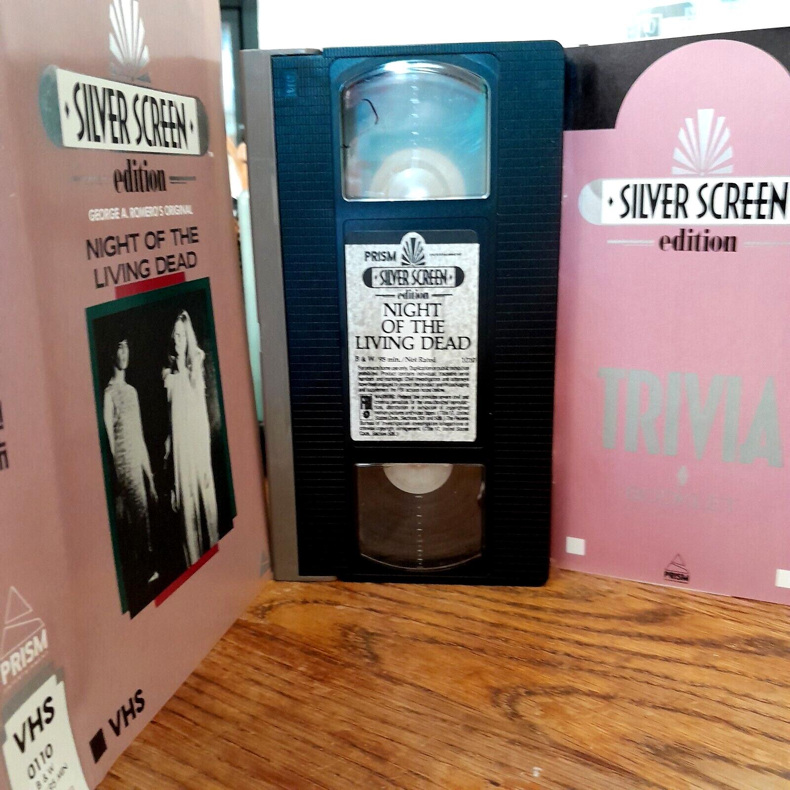 1968 Night Of The Living Dead Original Vhs Movie Video Prism Big Box 1985