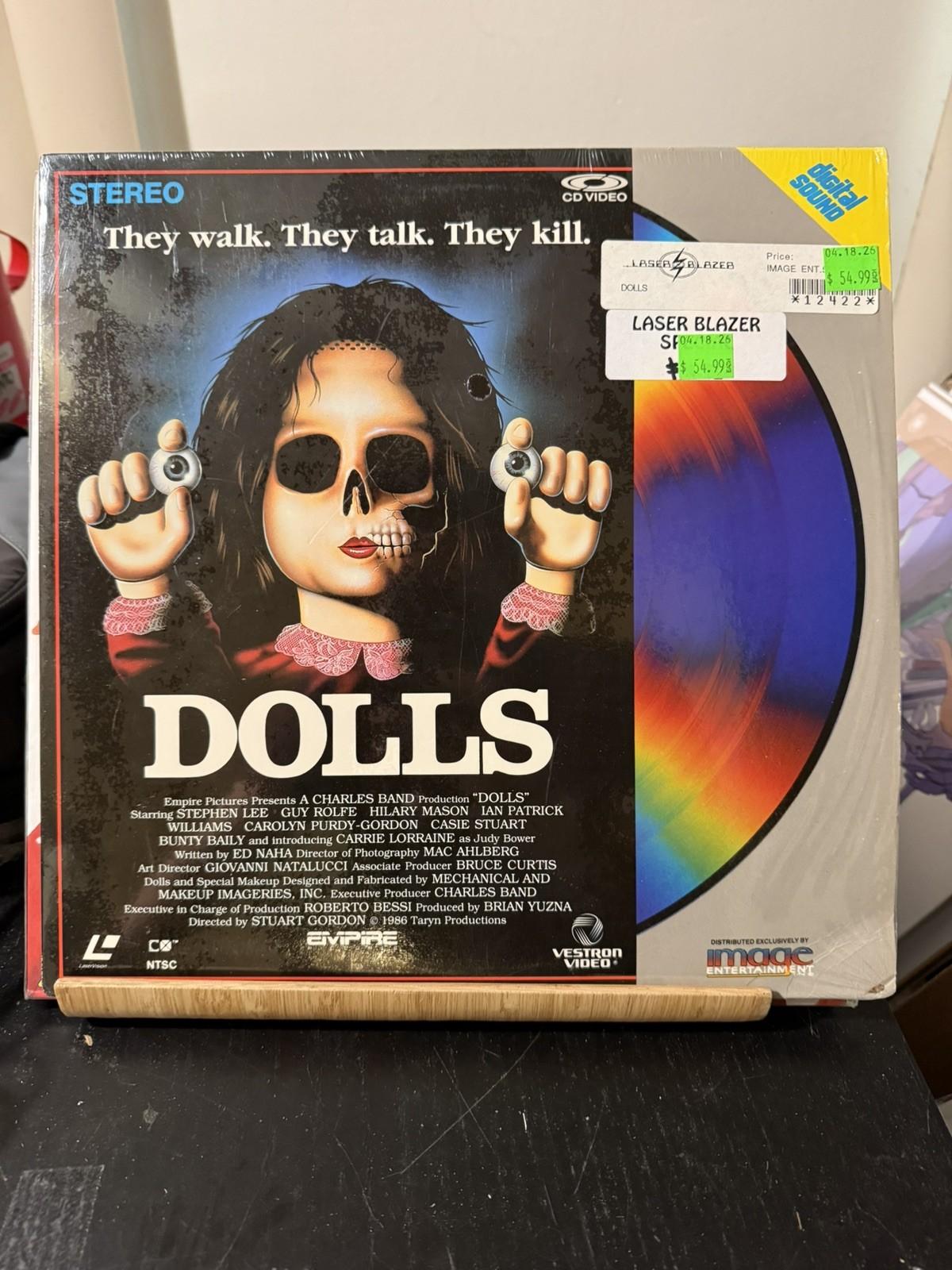 Dolls Laserdisc LD Horror Cult Classic Image Interactive Rare