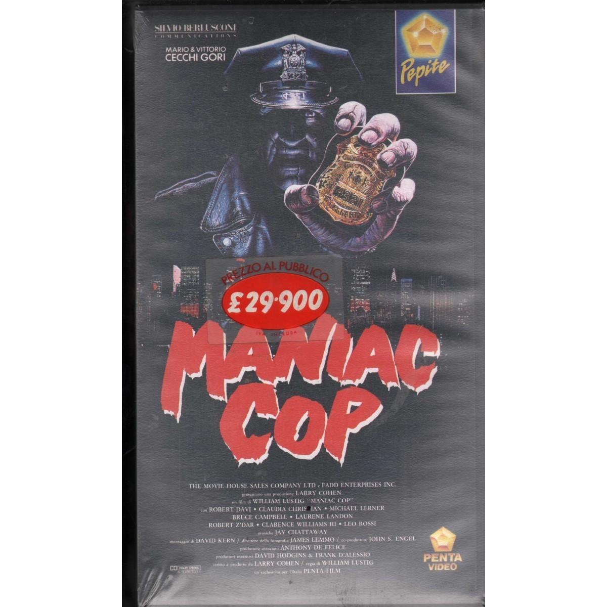 Maniac Cop VHS William Lustig Univideo - 1017302 Sealed