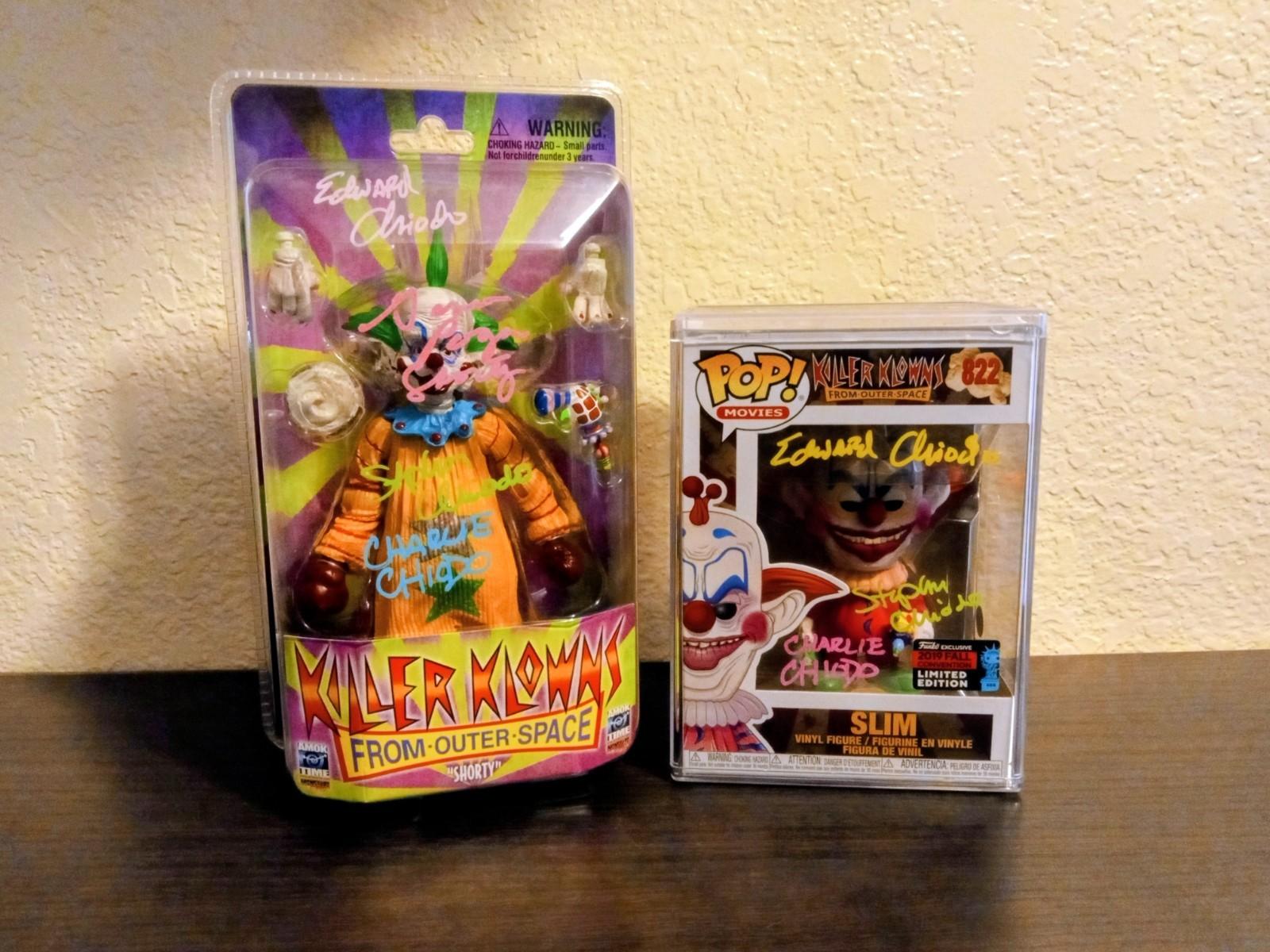 Killer Klowns From Outer Space Grail Bundle Autographed Figures Rare