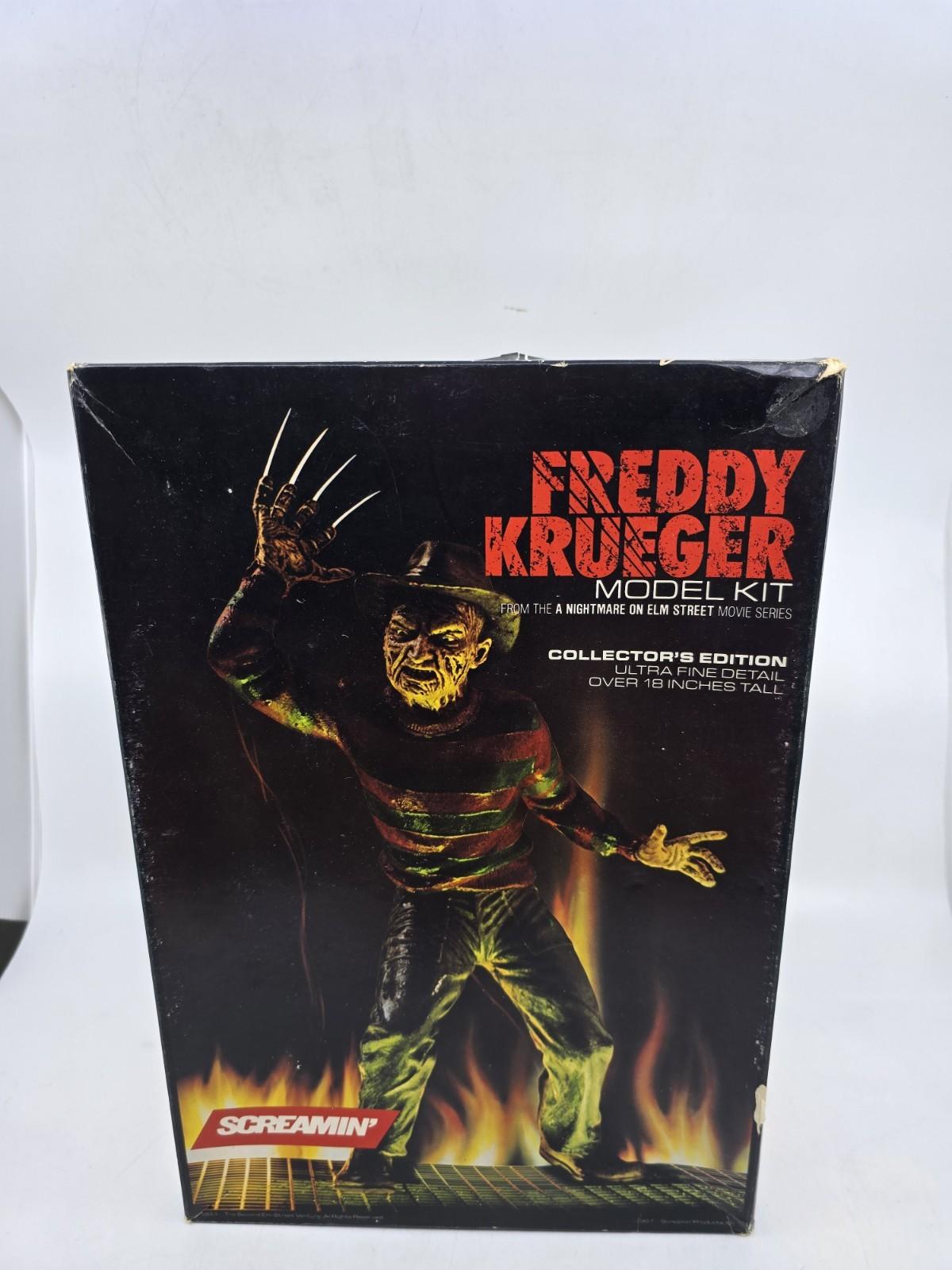 Freddy Krueger Model Kit Nightmare On Elm Street New 1984 Screamin' R15