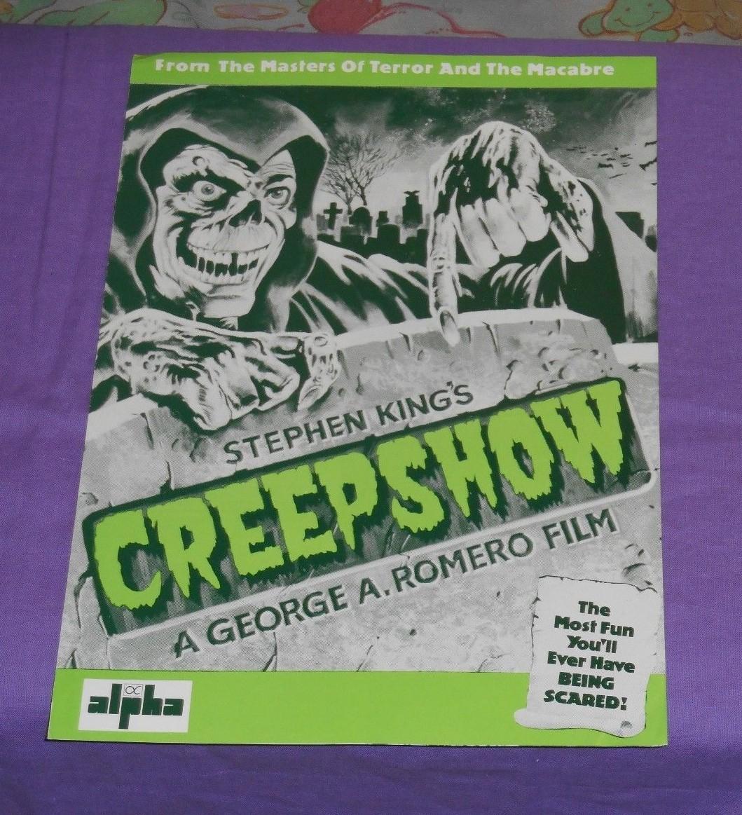 original CREEPSHOW U.K. PRESSBOOK Stephen King George A. Romero