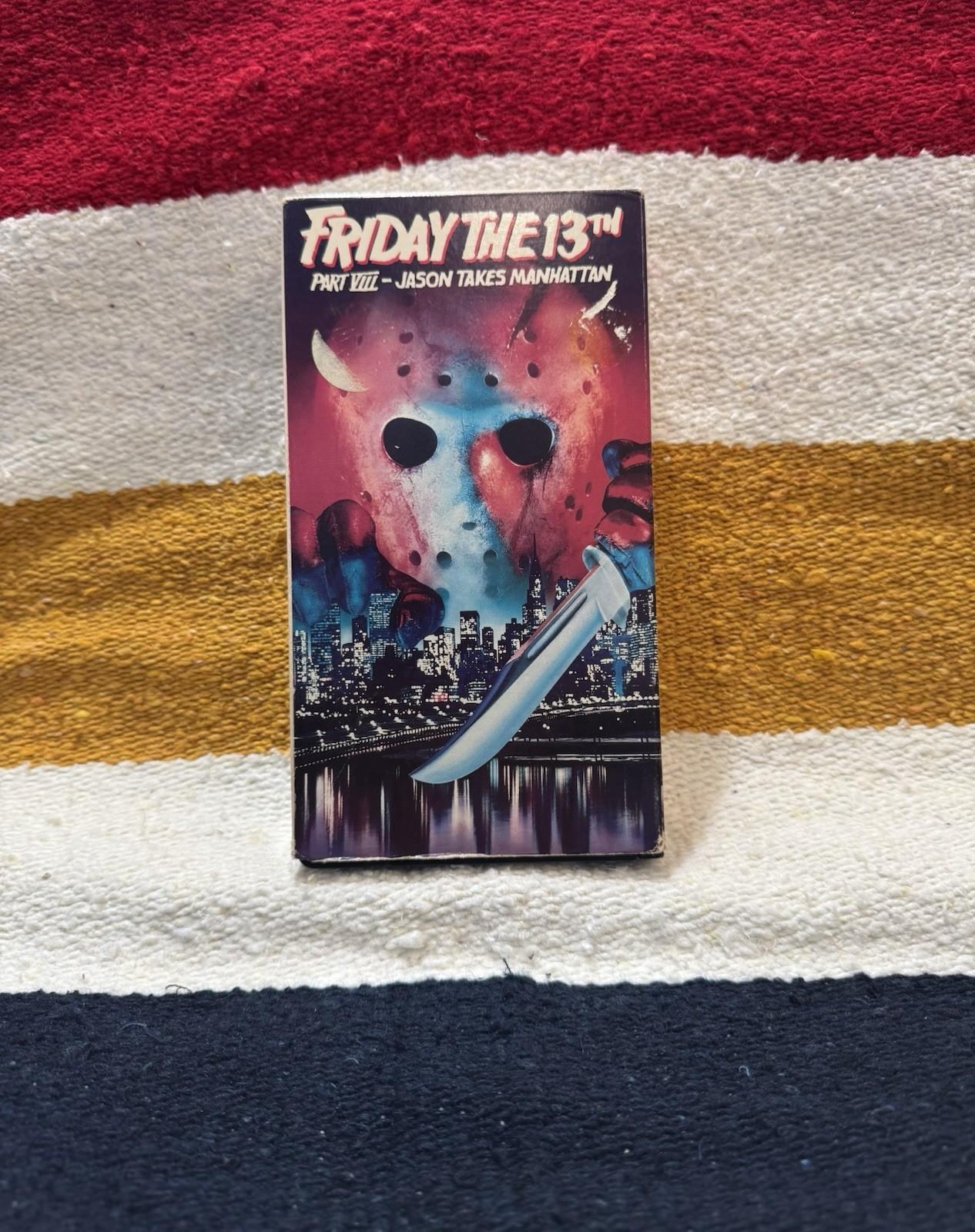 Paramount Friday the 13th Part VIII Jason Takes Manhattan VHS Horror R 1989 NTS…