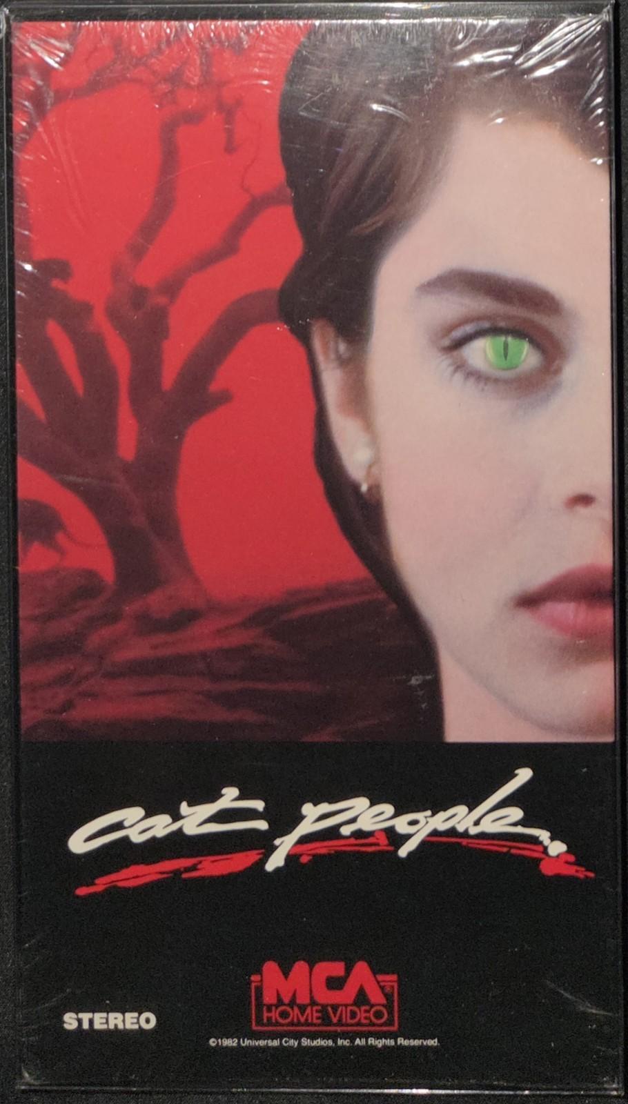 Cat People VHS 1982 Horror SEALED Near Mint MCA Universal Watermarks Rare 1989