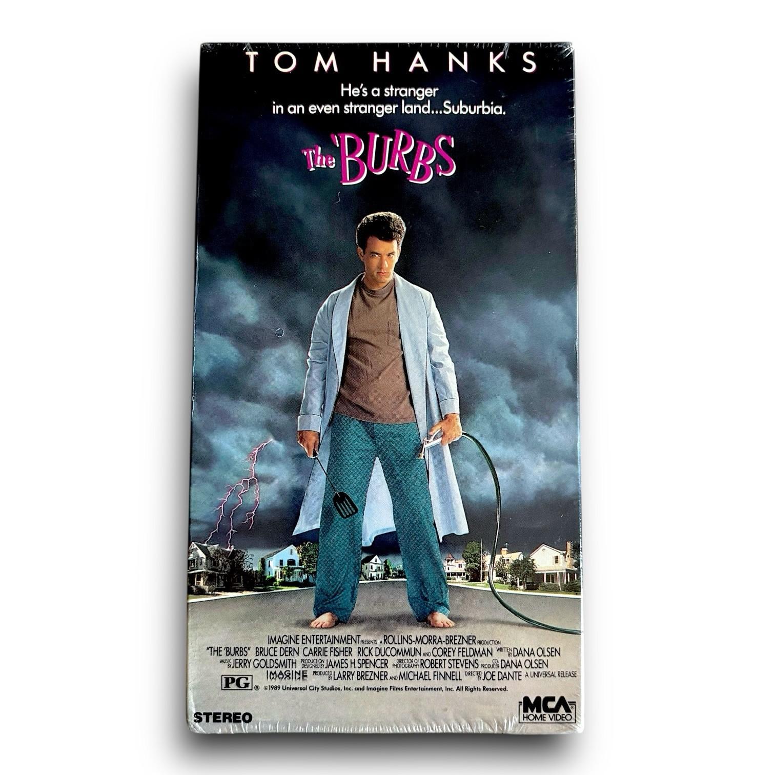 The Burbs (Sealed) VHS (1989) MCA Home Video - RARE Original - Watermarks