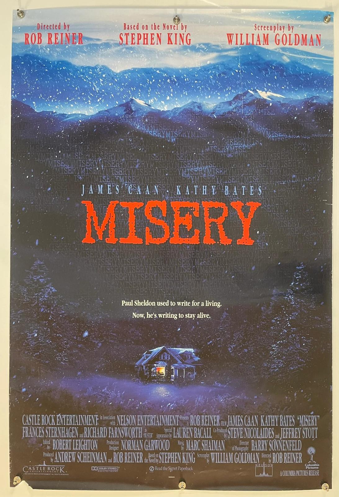 Misery (1990) Original Movie Poster 27x40