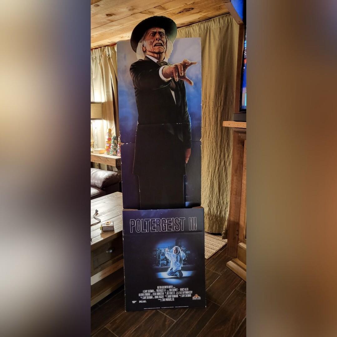 Poltergeist III (1988) AUTHENTIC RARE Movie Standee 6 Feet tall 36 Years old