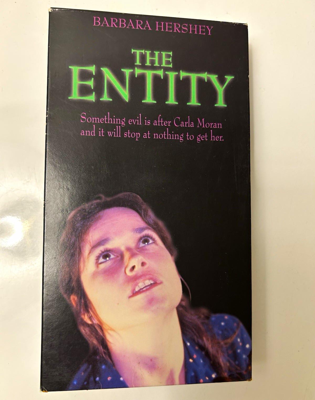 The Entity VHS NTSC 20th Century Fox Hi-Fi Stereo R Rated 1982 Horror movie