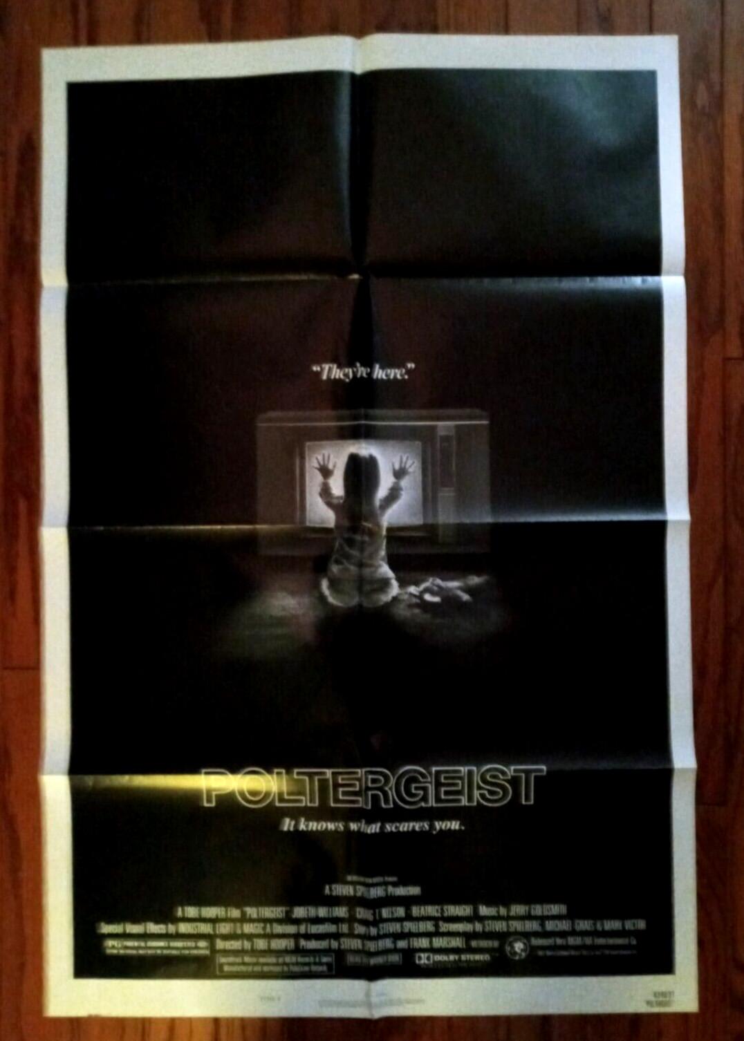 POLTERGEIST (1982) 27x41 Original Style B Folded One Sheet Movie Poster