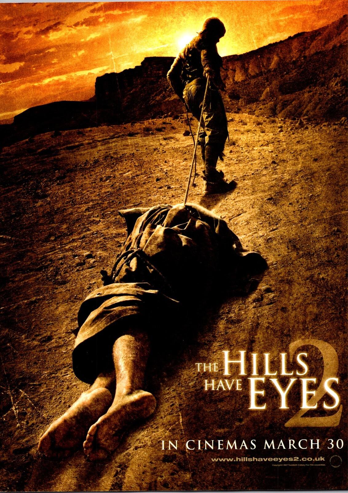 2007 • THE HILLS HAVE EYES 2 • UK print ad • 8.5 X 12 • RARE ADV-56