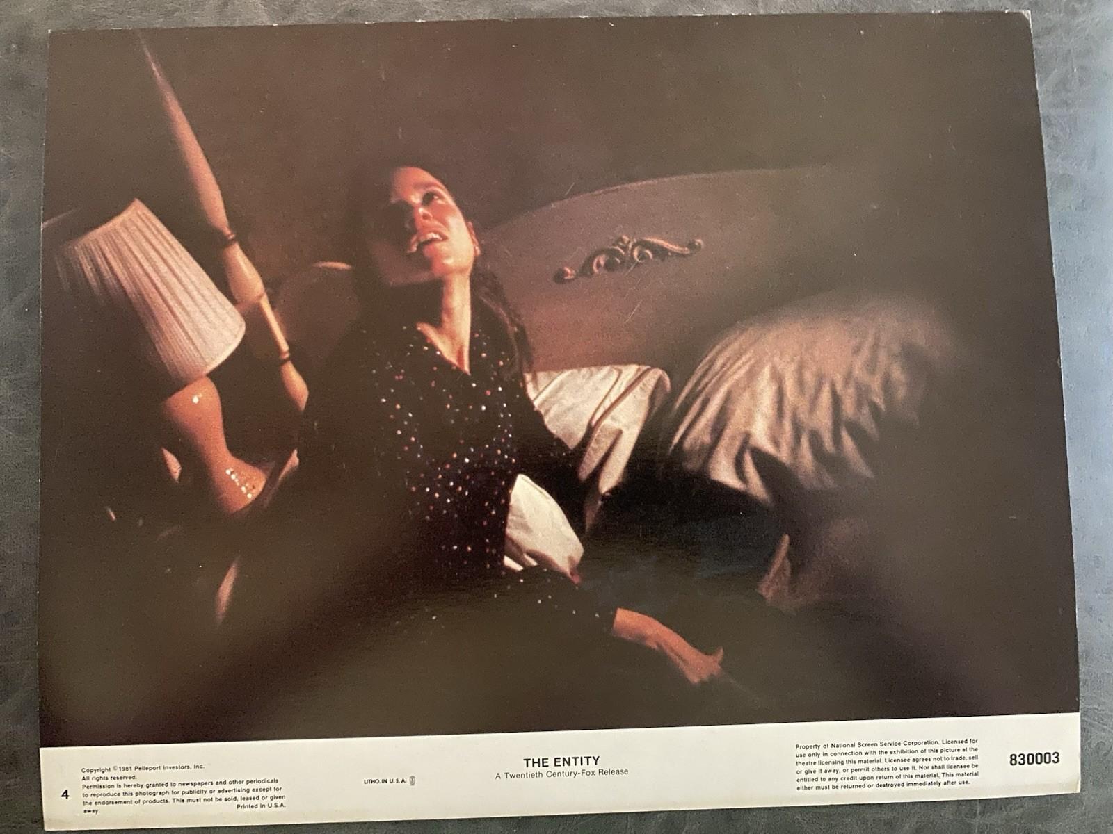 THE ENTITY 1982 Original Vintage Lobby Card with Barbara Hershey & Ron Silver