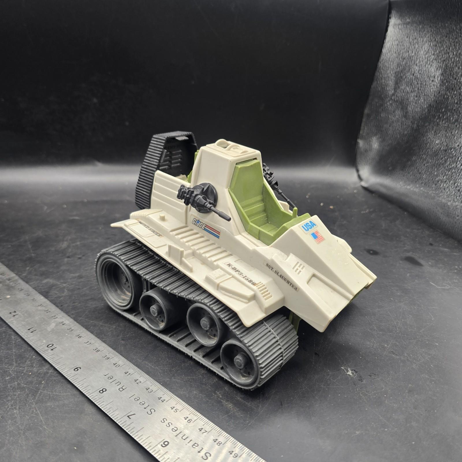 Vintage 1986 G.I. Joe ARAH Sgt. Slaughter's Triple T Tank Hasbro Action Figure