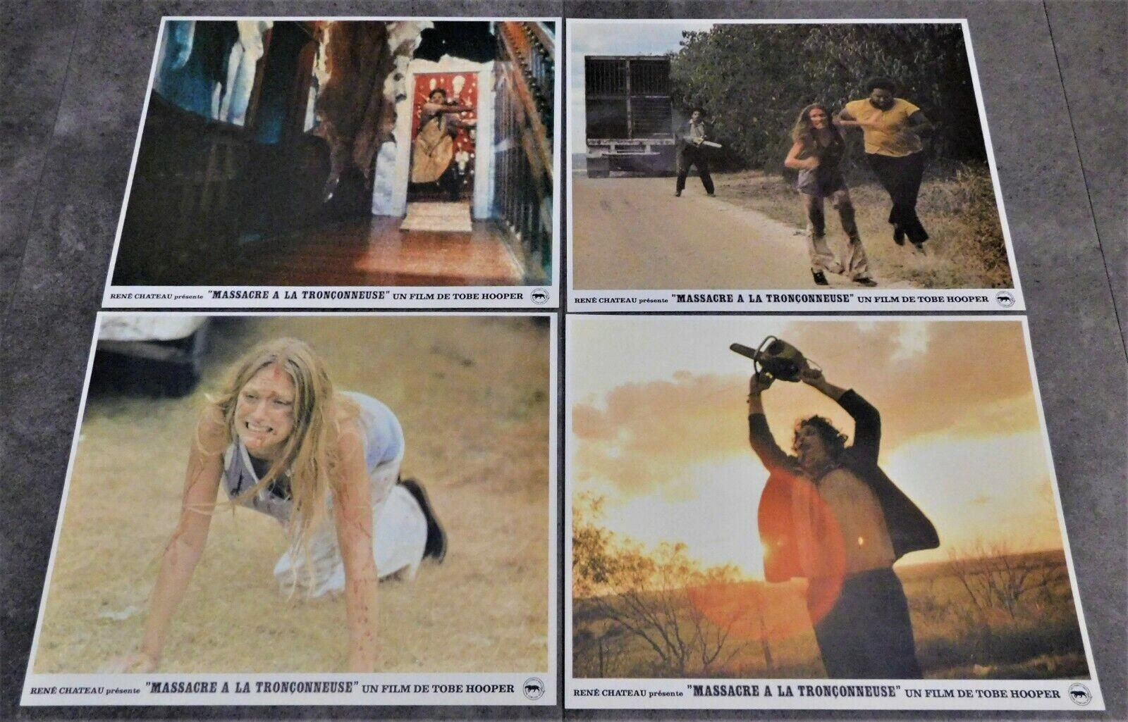 The Texas Chainsaw Massacre Original French Lobby Cards 8/10 1974/81 Tobe Hooper