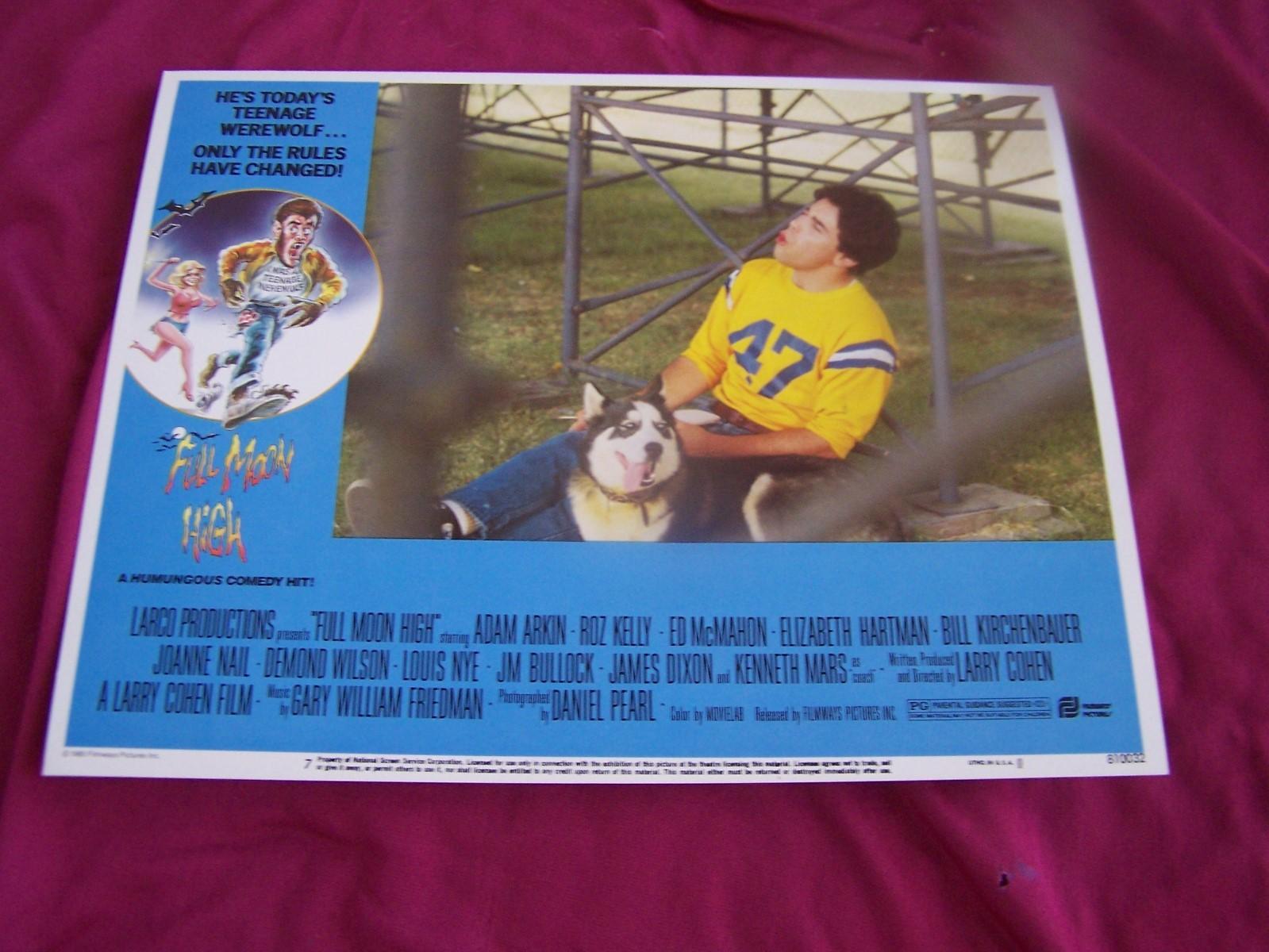 1981 MOVIE- " FULL MOON HIGH " Lobby Card #7 LOBBY CARD- comedy- horror-fantasy