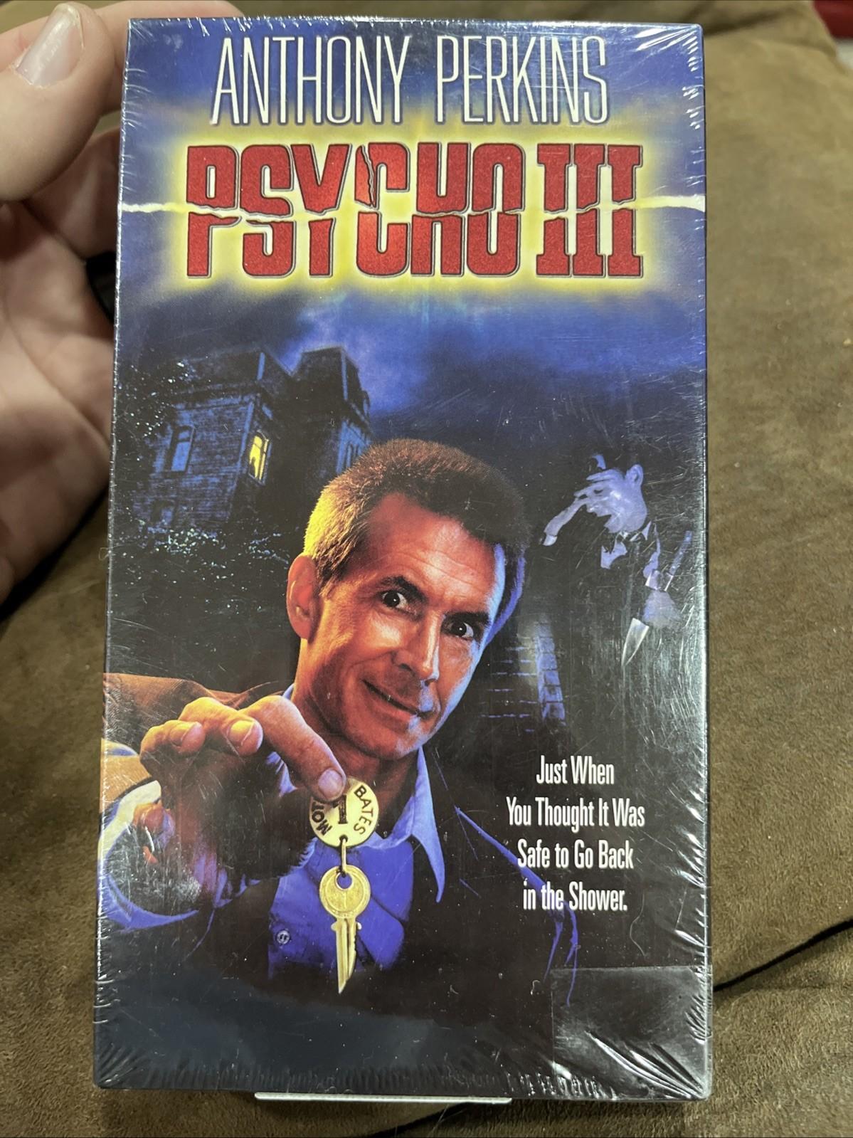 PSYCHO III 1986 VHS 1997 Goodtimes Anthony Perkins Horror Slasher Sealed