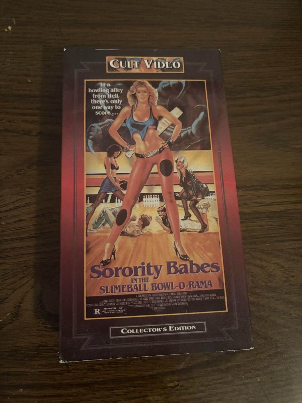 Sorority Babes In The Slimeball Bowl-o-Rama VHS Non Rental 1987 Cult Video