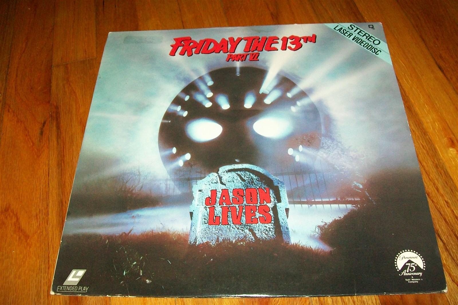 FRIDAY THE 13TH PART VI - JASON LIVES Laserdisc LD VERY GOOD RARE PART SIX 6